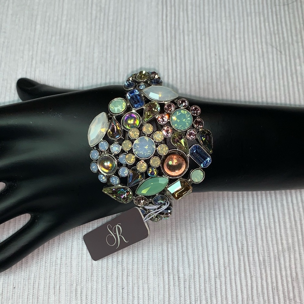 Bubblegum Opal Pastel Cuff Bracelet